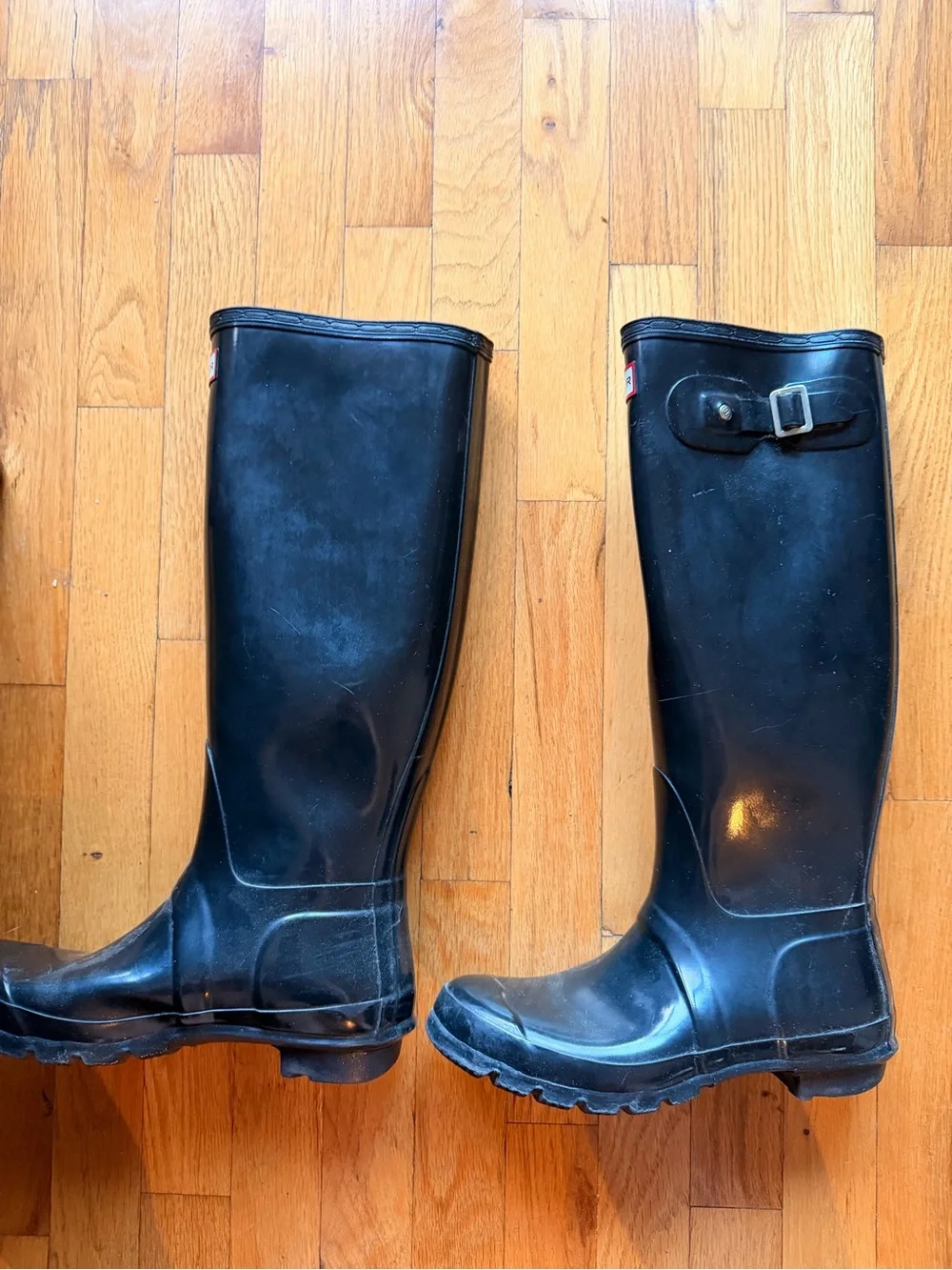 Hunter Women's Tall Black Waterproof Rain Boots